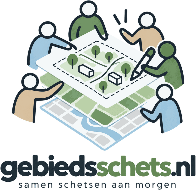 Logo gebiedsschets.nl — samen schetsen aan morgen